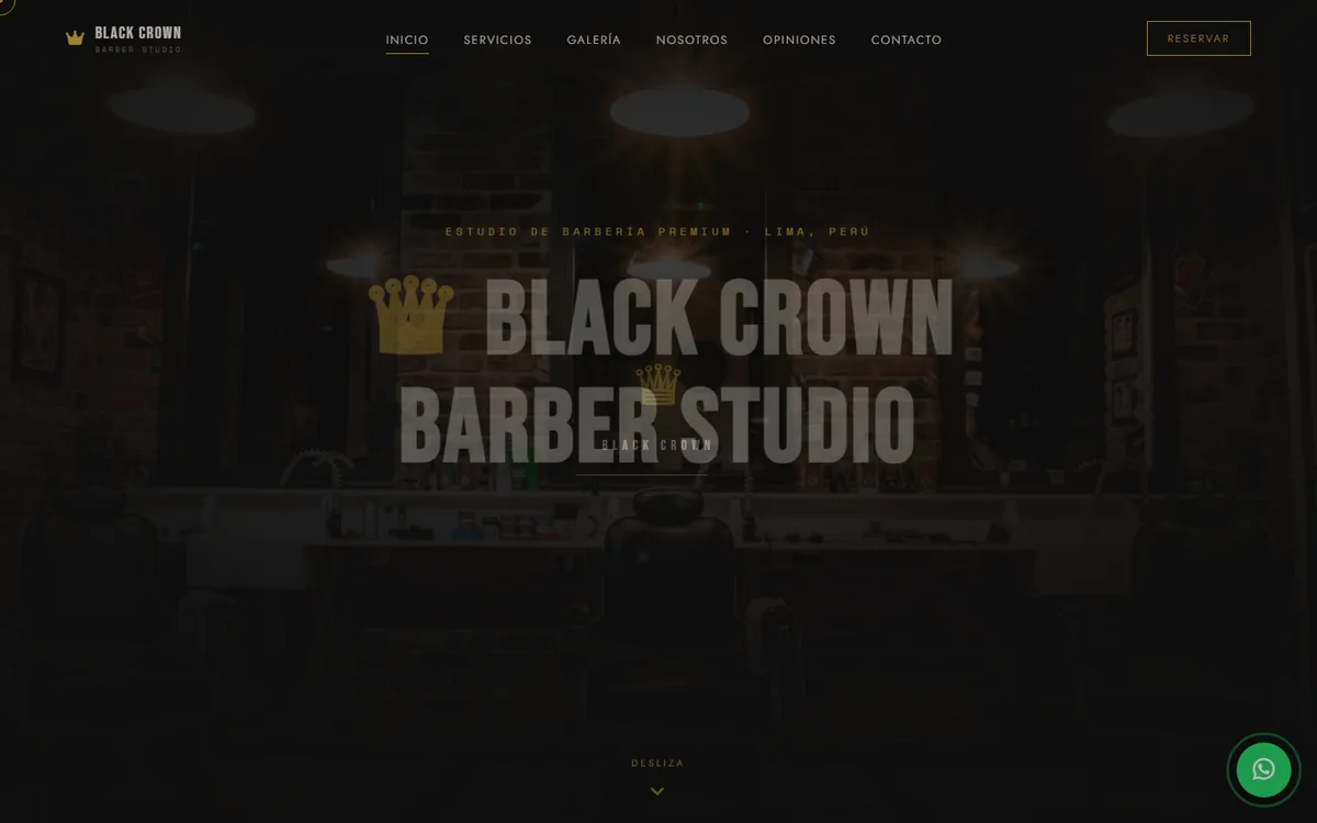 Captura de Black Crown Barber