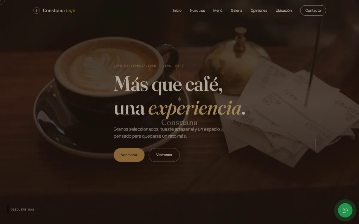 Captura de Consttana Café