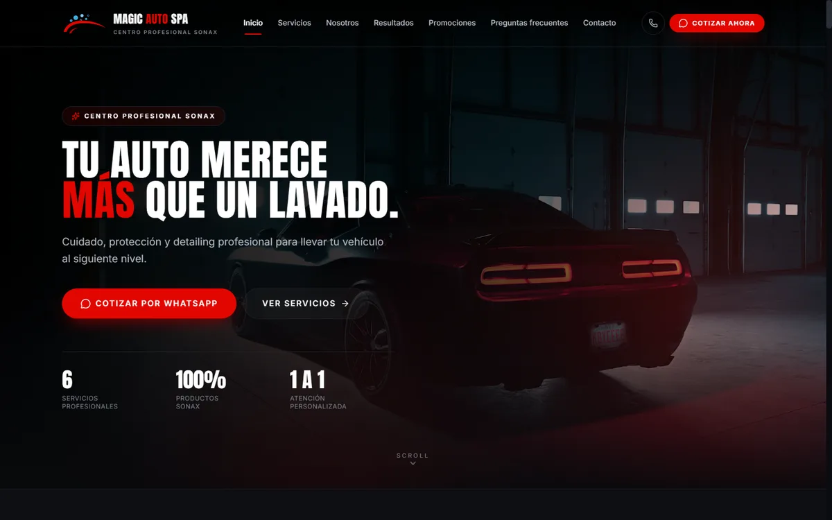 Captura de Magic Auto Spa